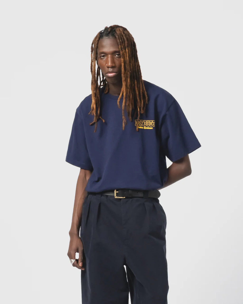 Flying Boots Tee Open End Indigo