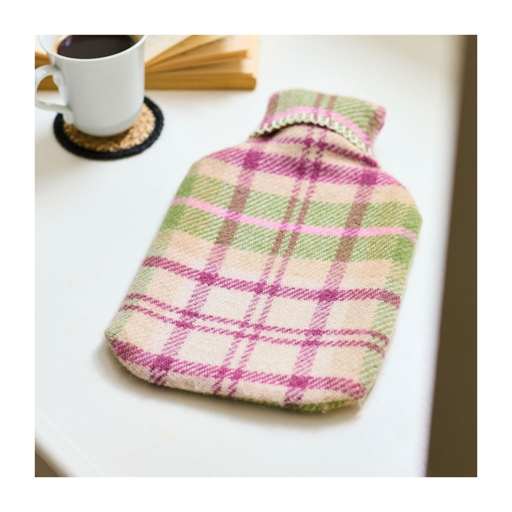 Bouillotte en pure laine vierge rose