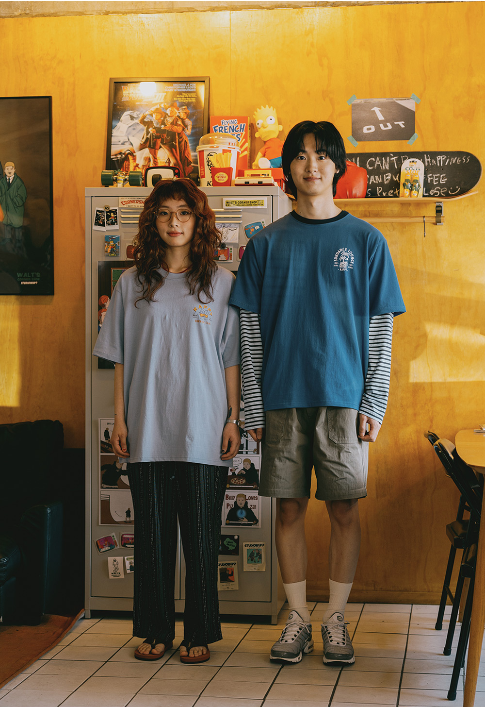 Sunny mates t-shirt sky blue