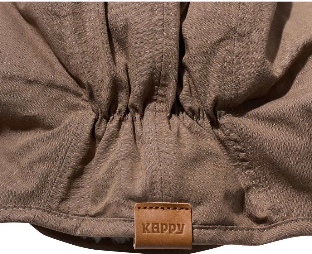 Ripstop reversible trooper hat beige