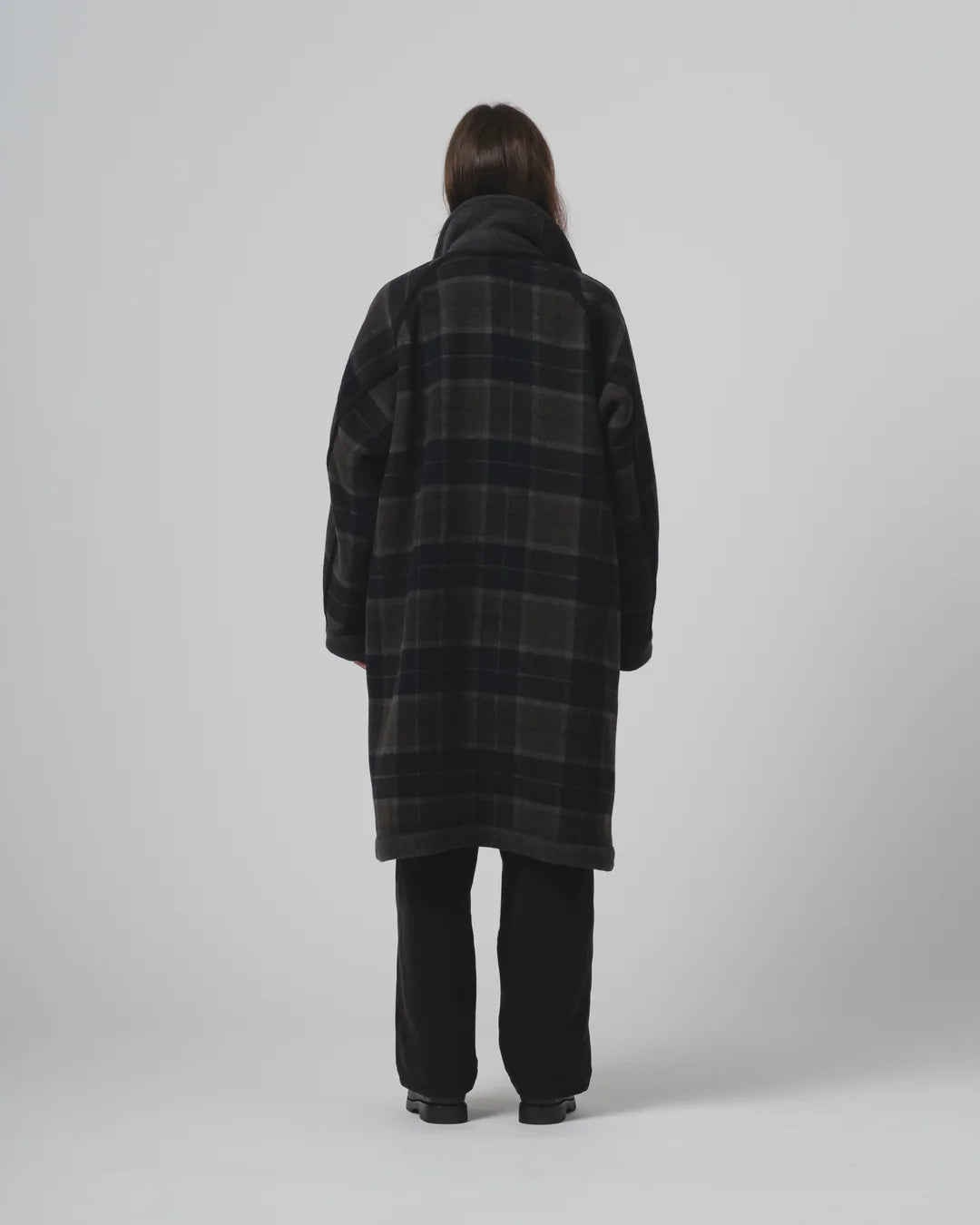 Army Trench Golf Wool Caviar