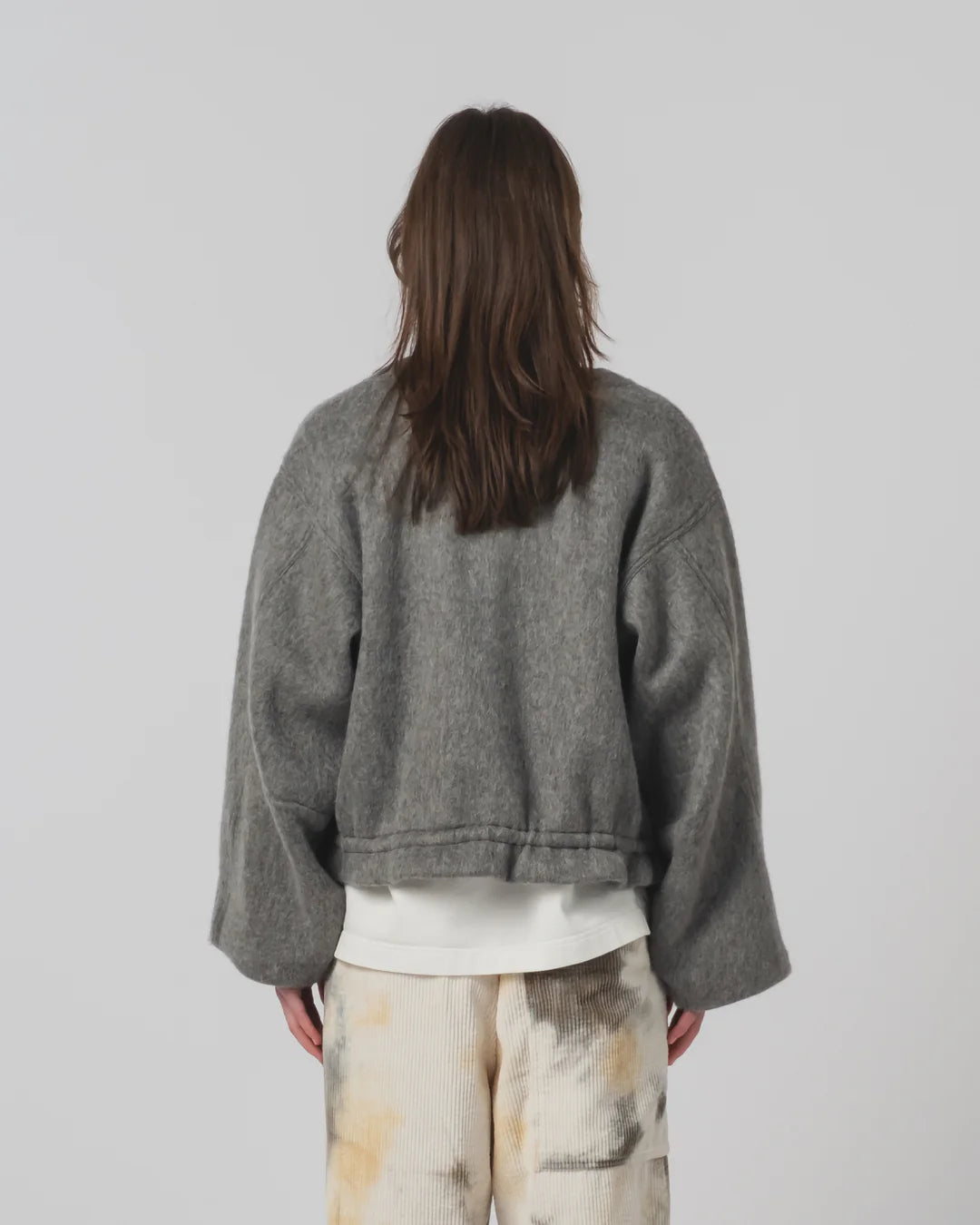 Reactor Jacket Mohair Fleece Asphalt