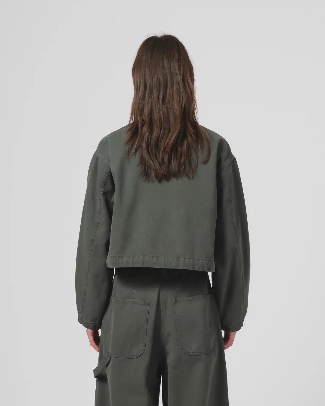 Woopsie Jacket Canvas Forest Green