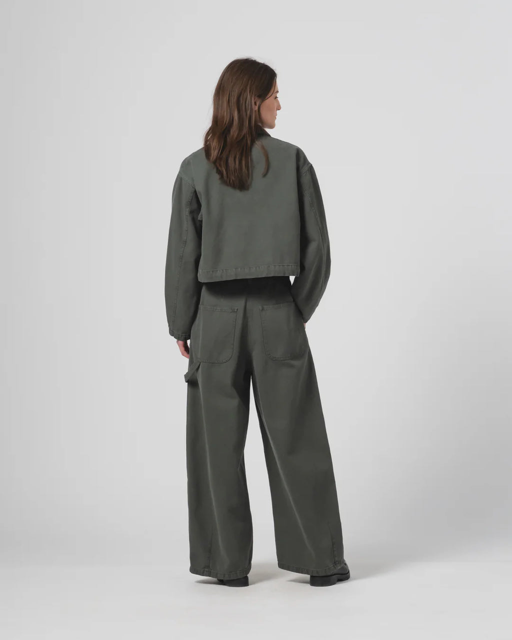 Woopsie Jacket Canvas Forest Green