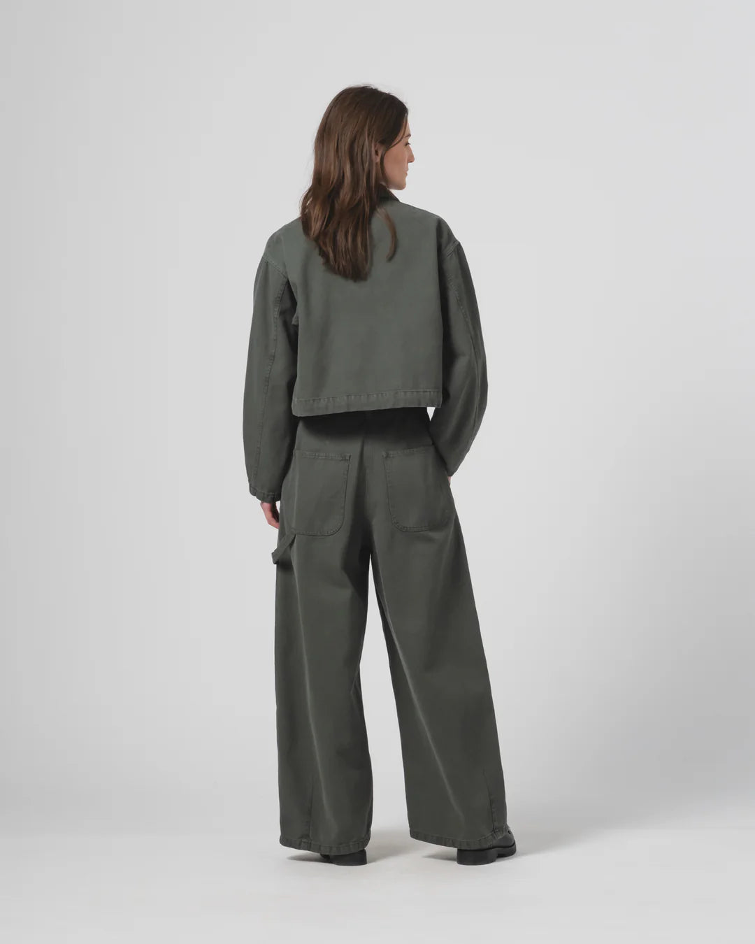 Woopsie Jacket Canvas Forest Green