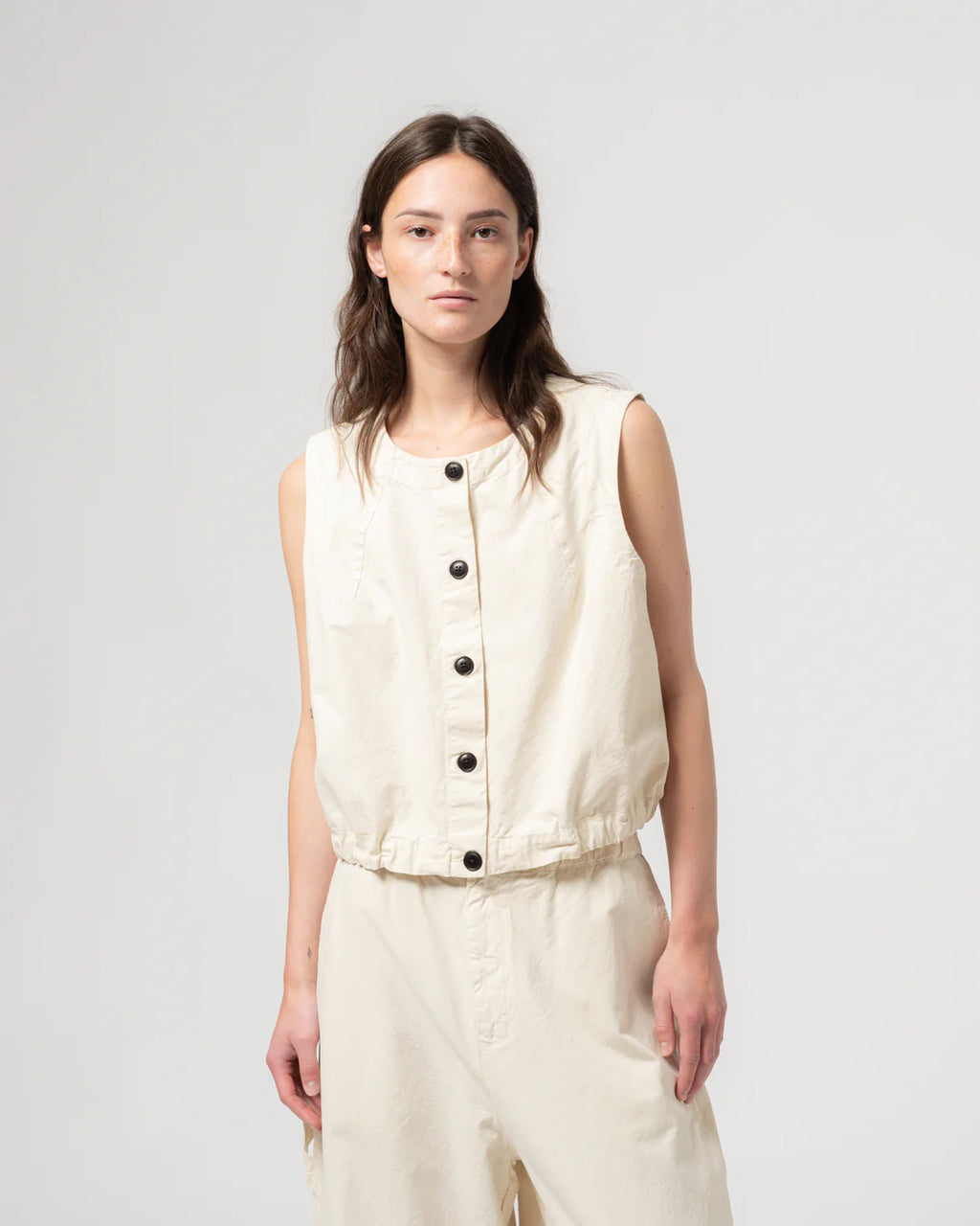Veston cotton linen wheat
