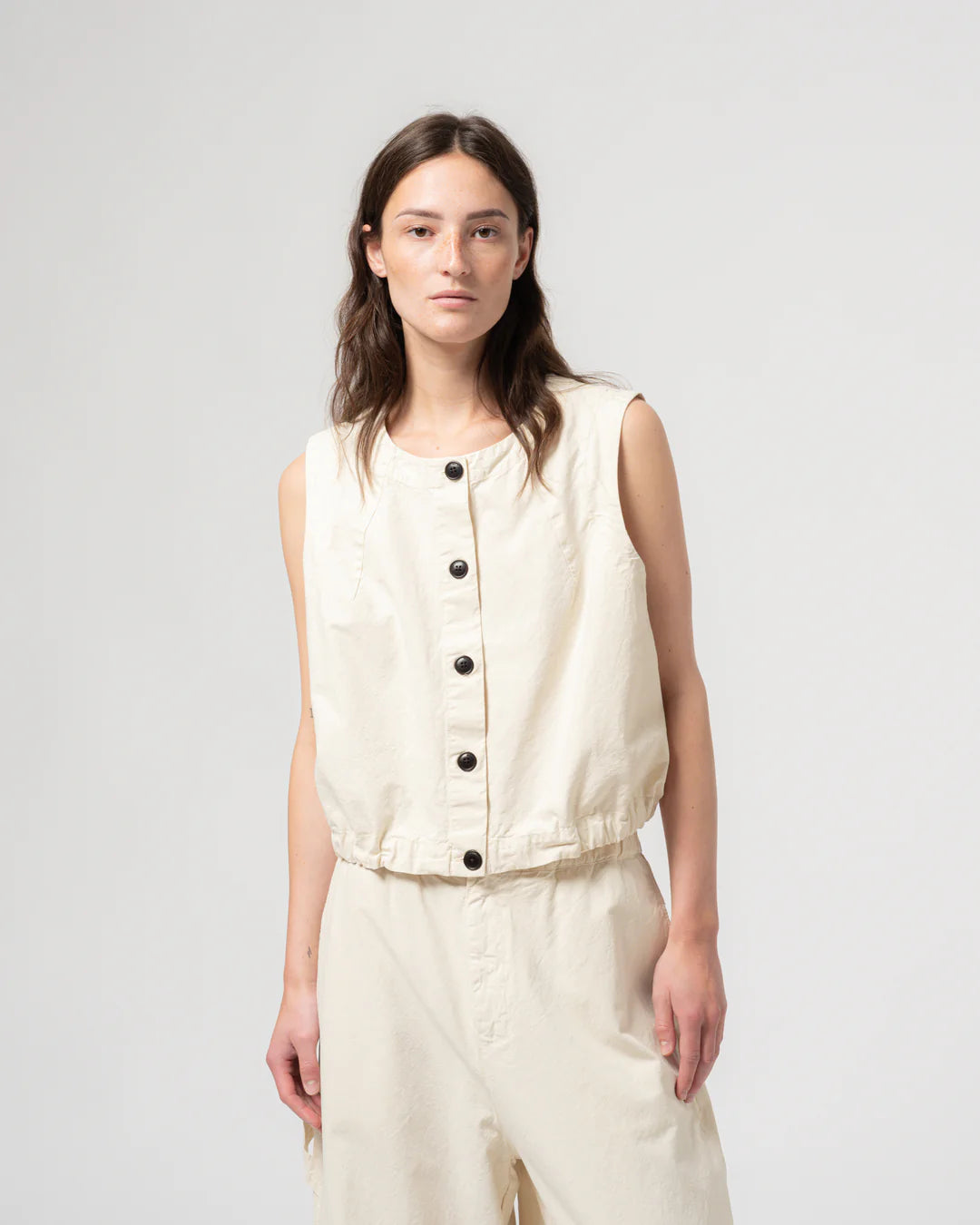 Veston cotton linen wheat