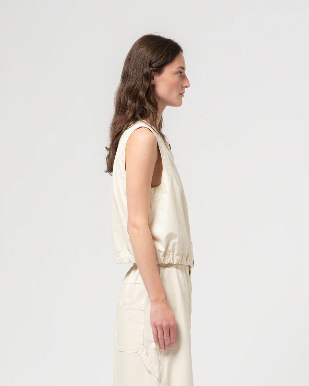 Veston cotton linen wheat