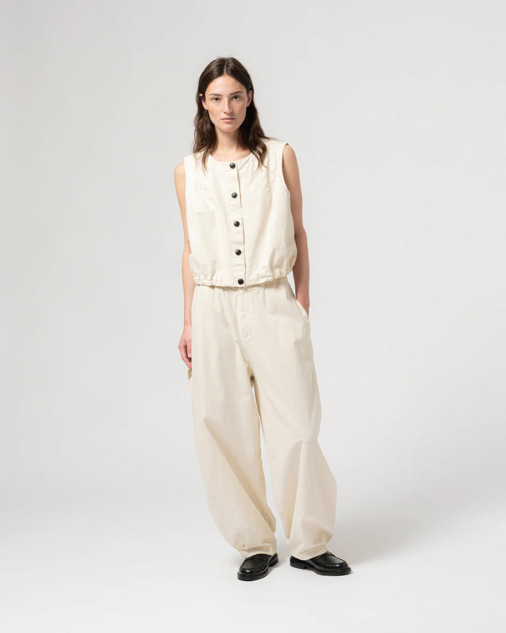Veston cotton linen wheat