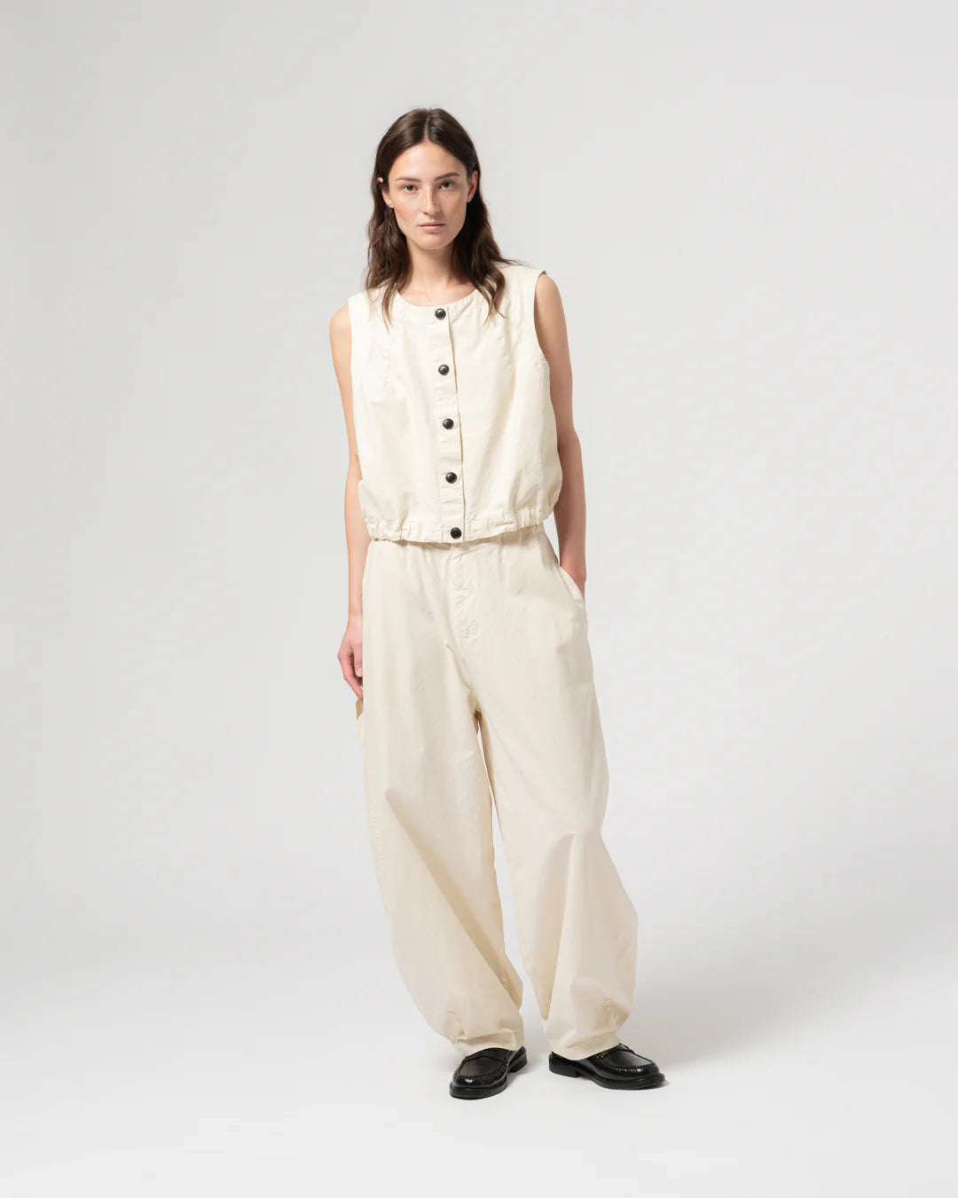 Veston cotton linen wheat