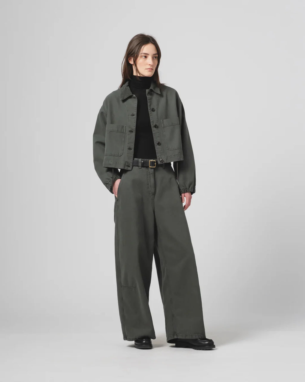 Atlantide Chino Canvas Forest Green