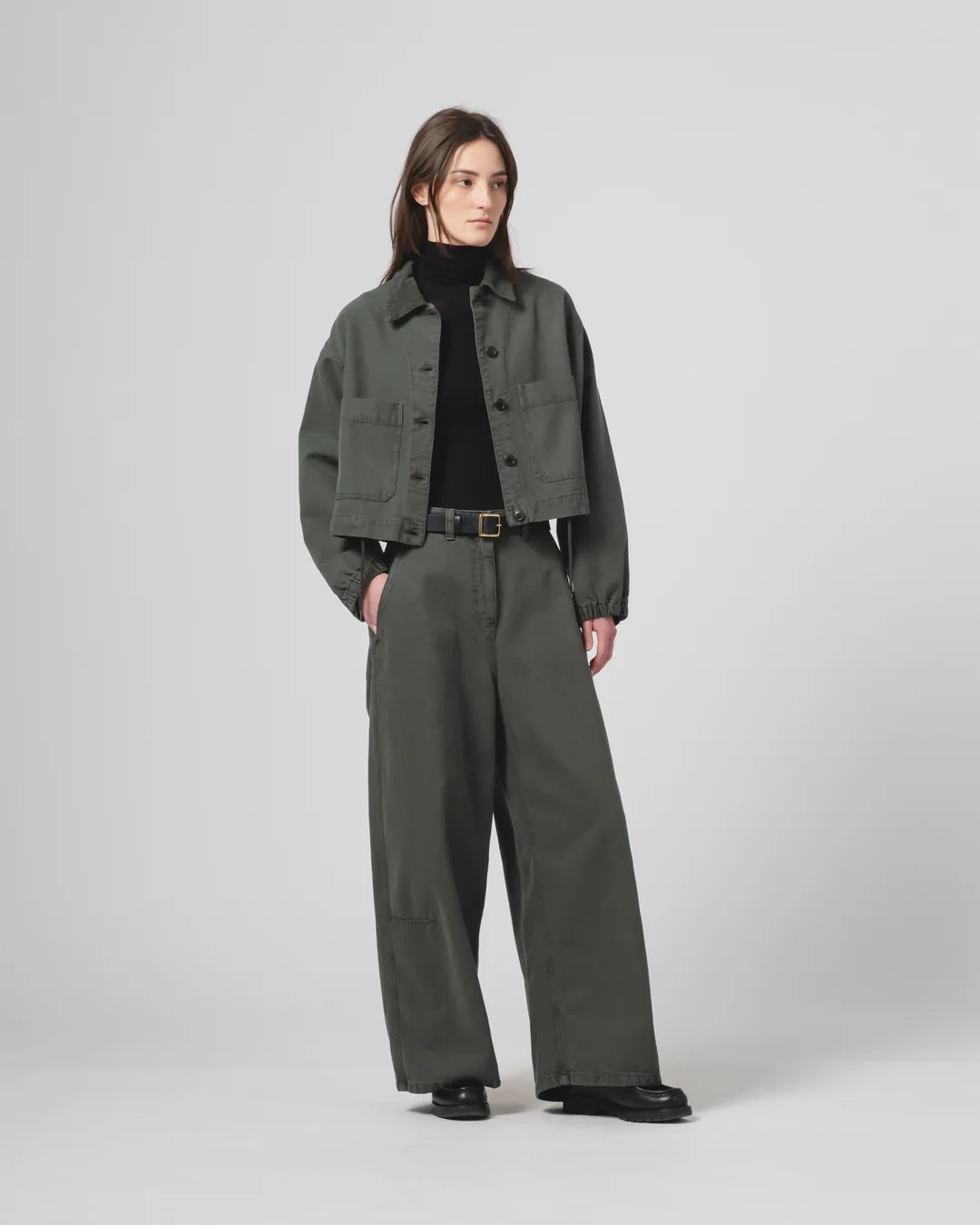 Atlantide Chino Canvas Forest Green