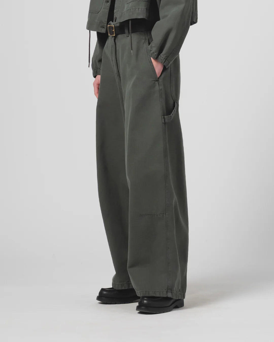 Atlantide Chino Canvas Forest Green