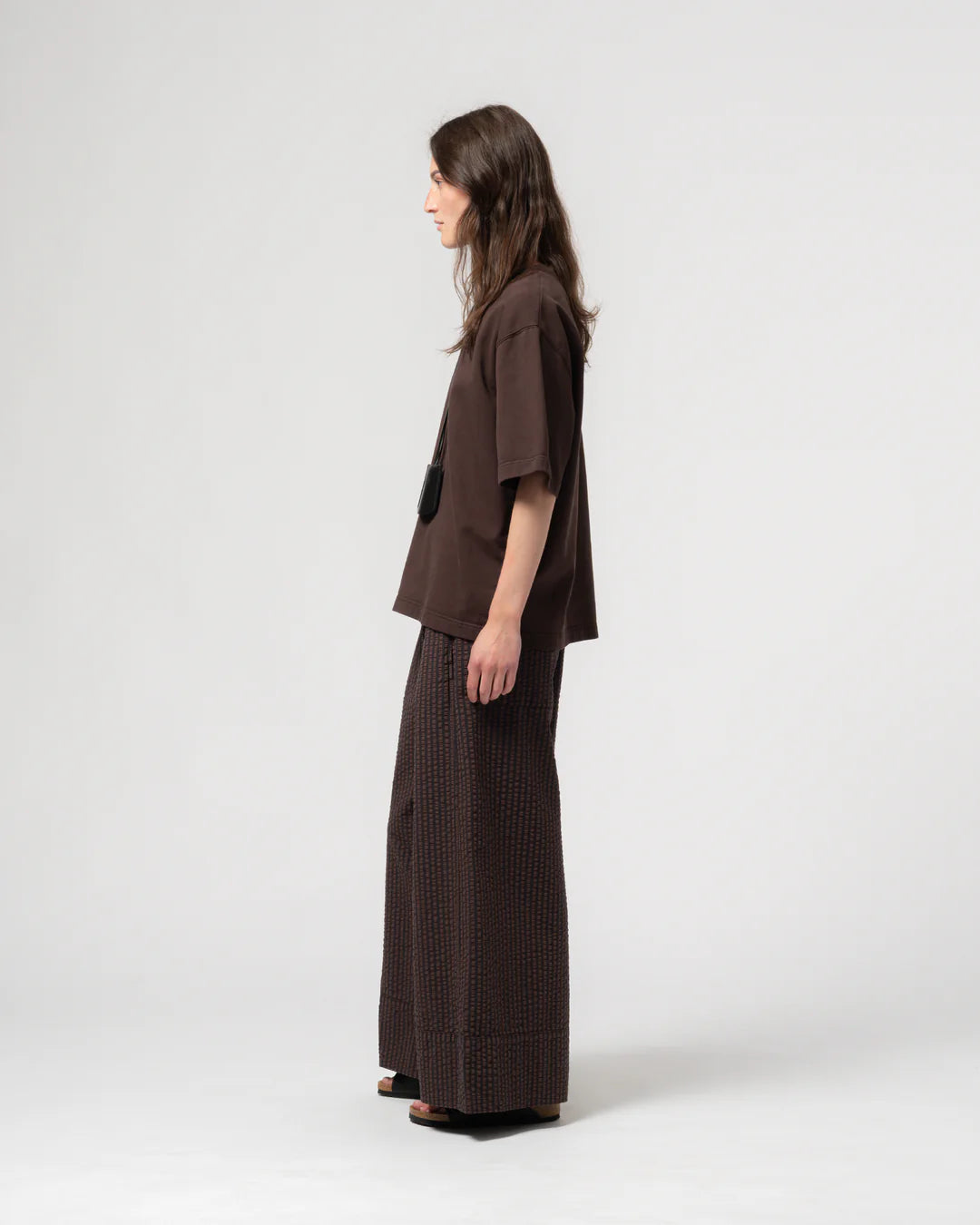 Culotte belfast serrsucker coffee navy