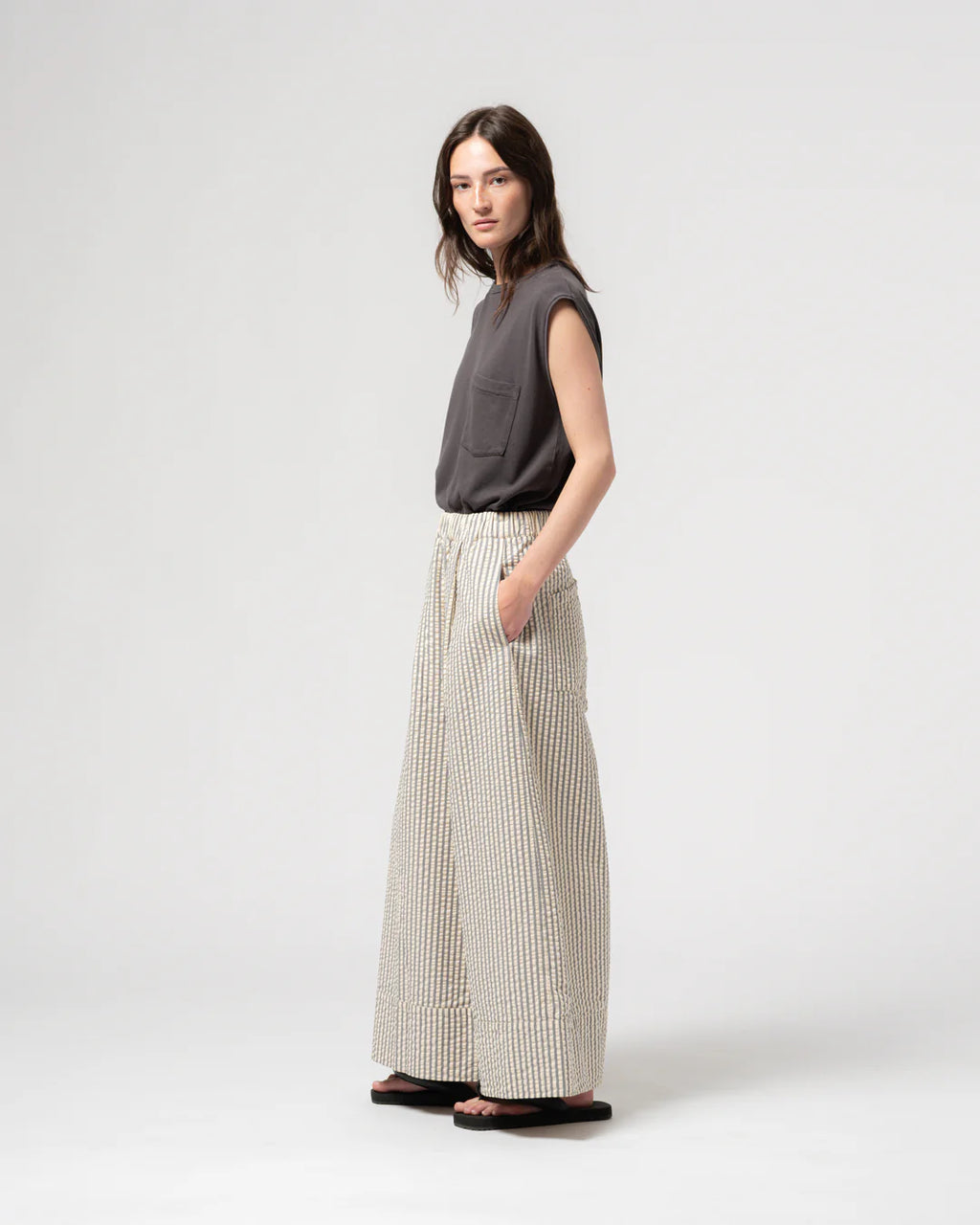 Culotte belfast iron off white