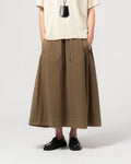 Meadow skirt  cotton linen canteen green