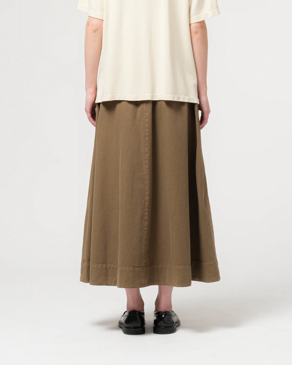 Meadow skirt  cotton linen canteen green