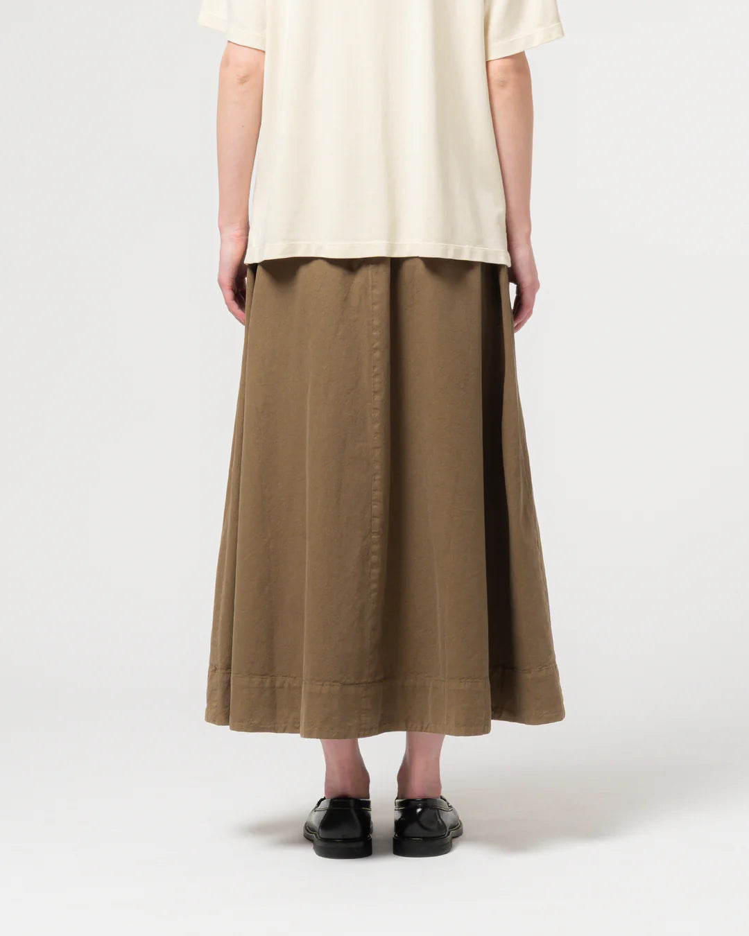 Meadow skirt  cotton linen canteen green