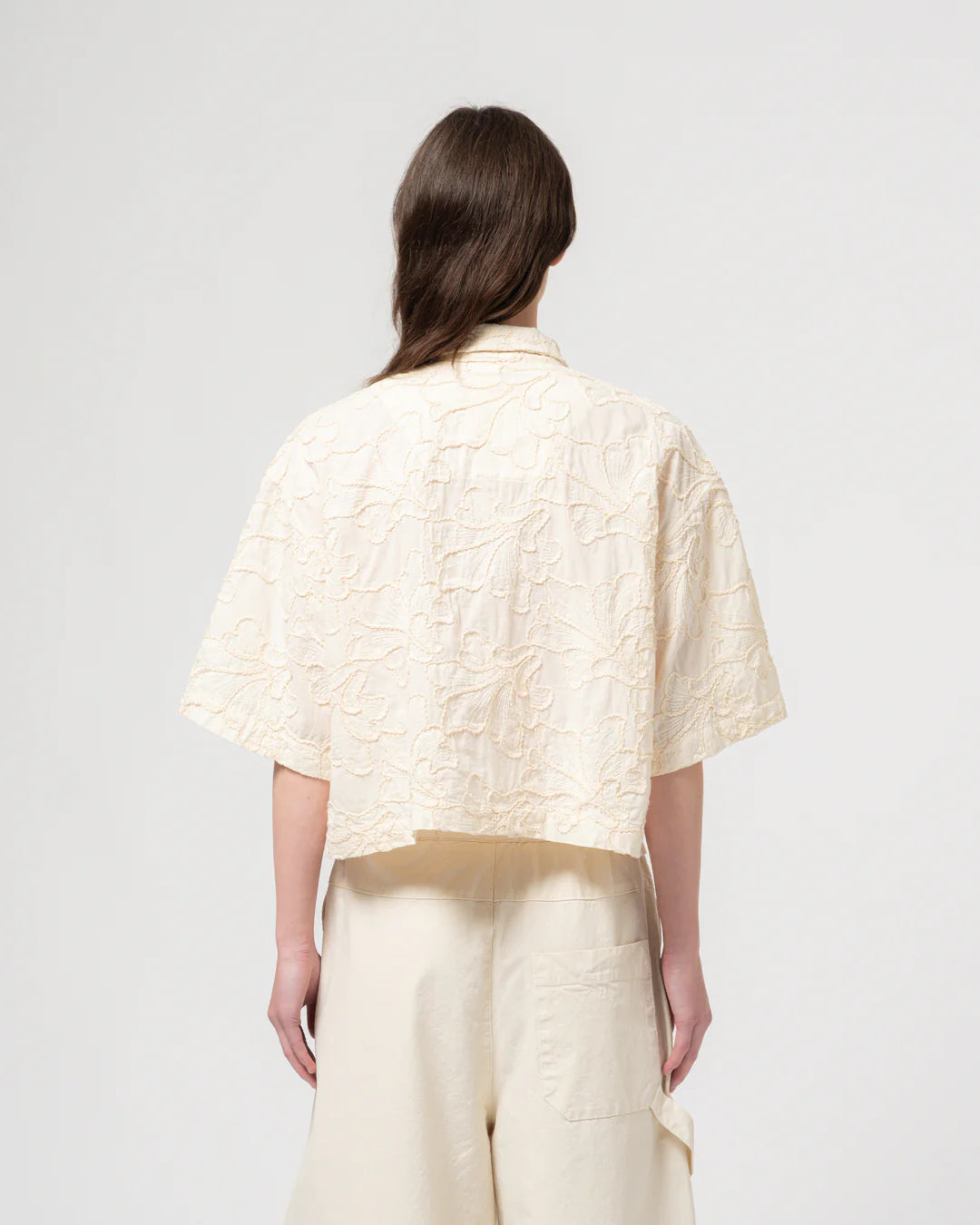 Sumatra shirt lilly cotton wheat