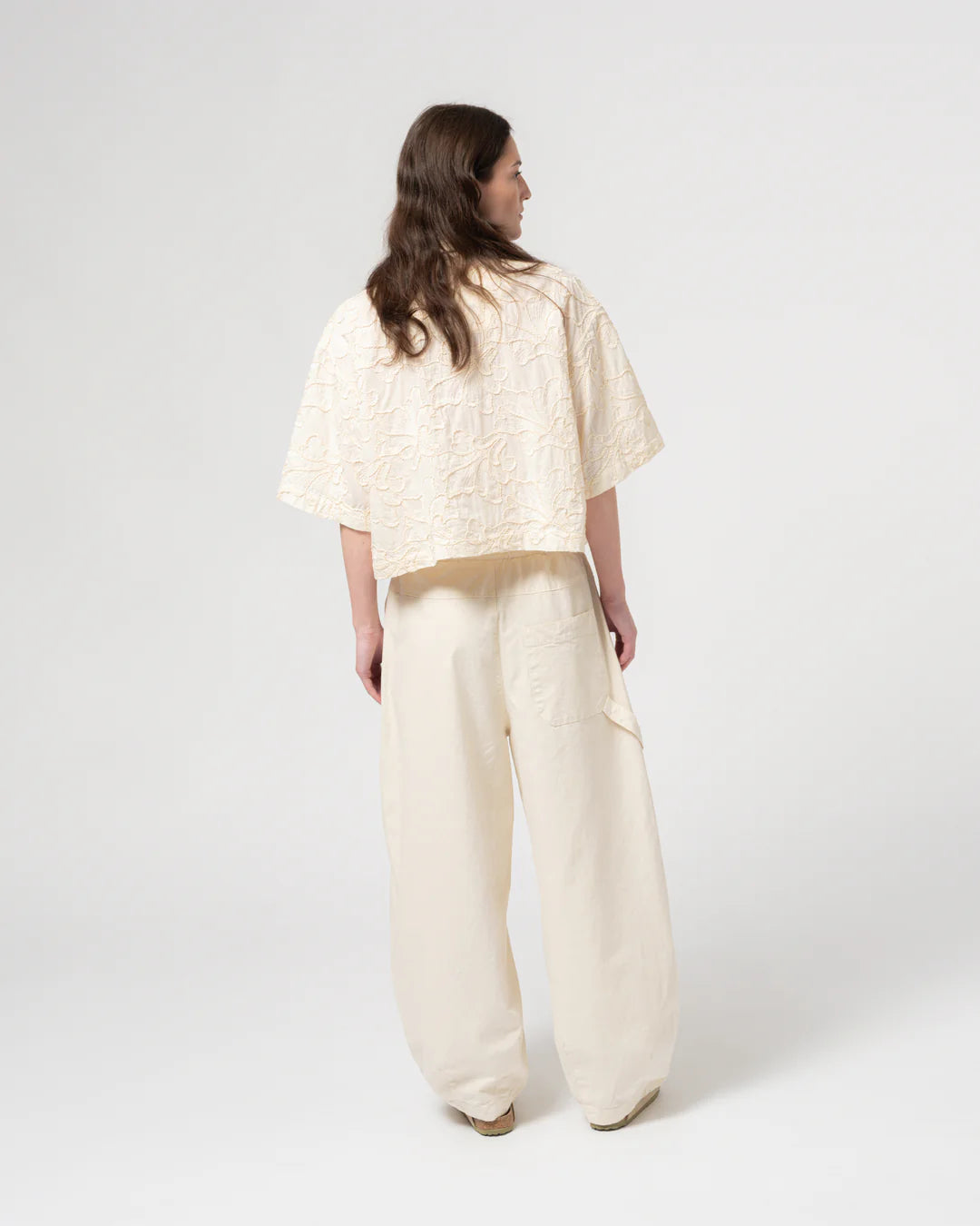 Sumatra shirt lilly cotton wheat