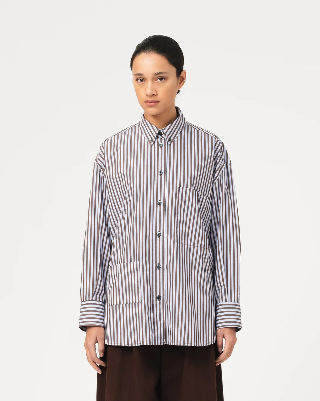 Icon shirt frosted blue/sepia