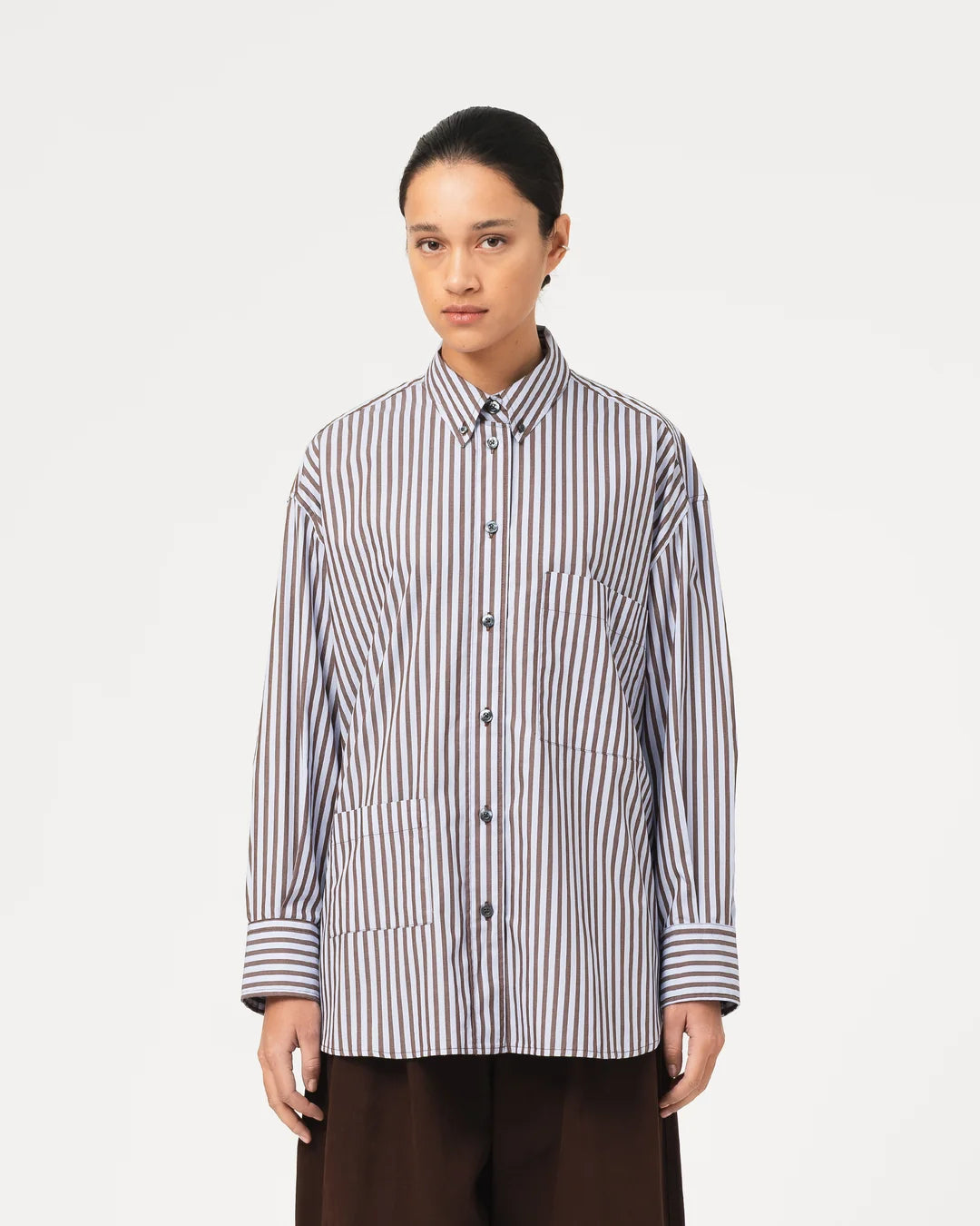 Icon shirt frosted blue/sepia