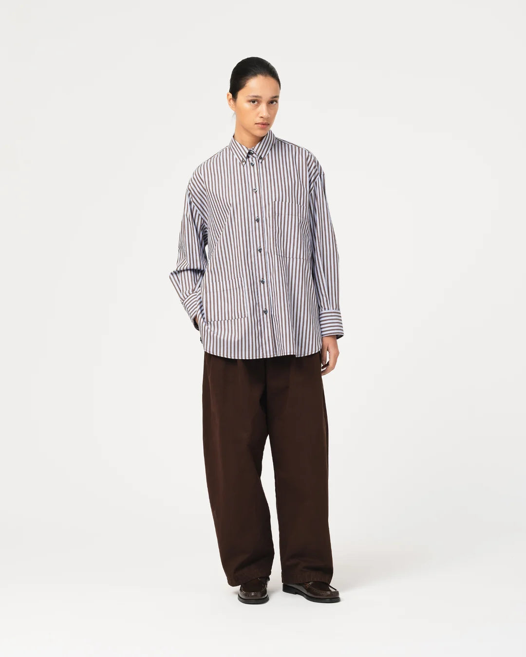 Icon shirt frosted blue/sepia