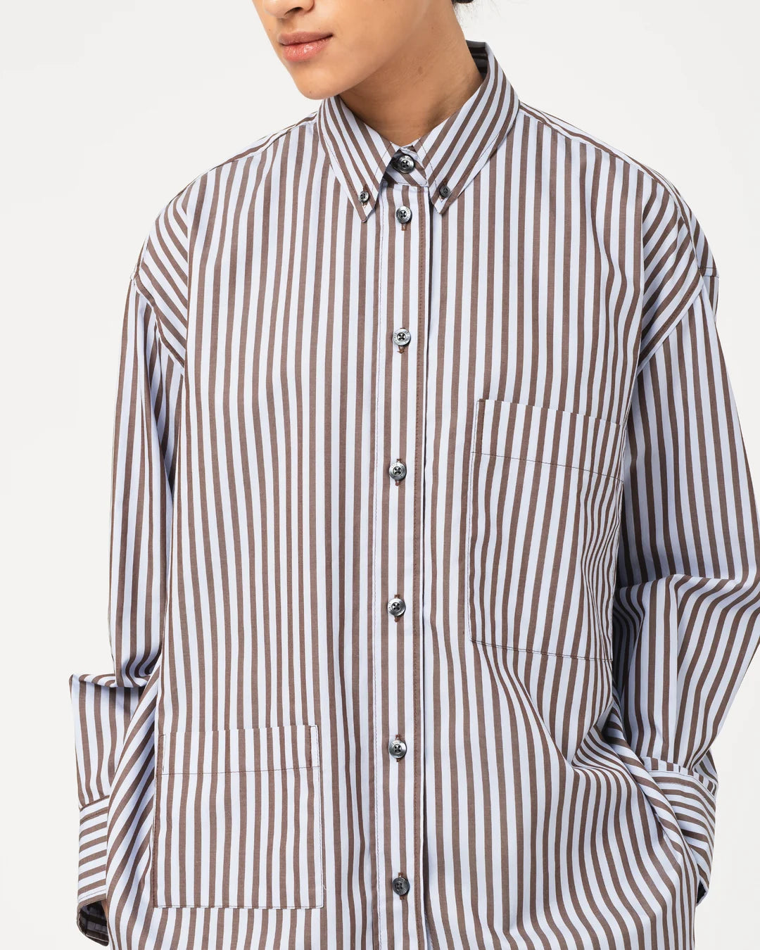 Icon shirt frosted blue/sepia