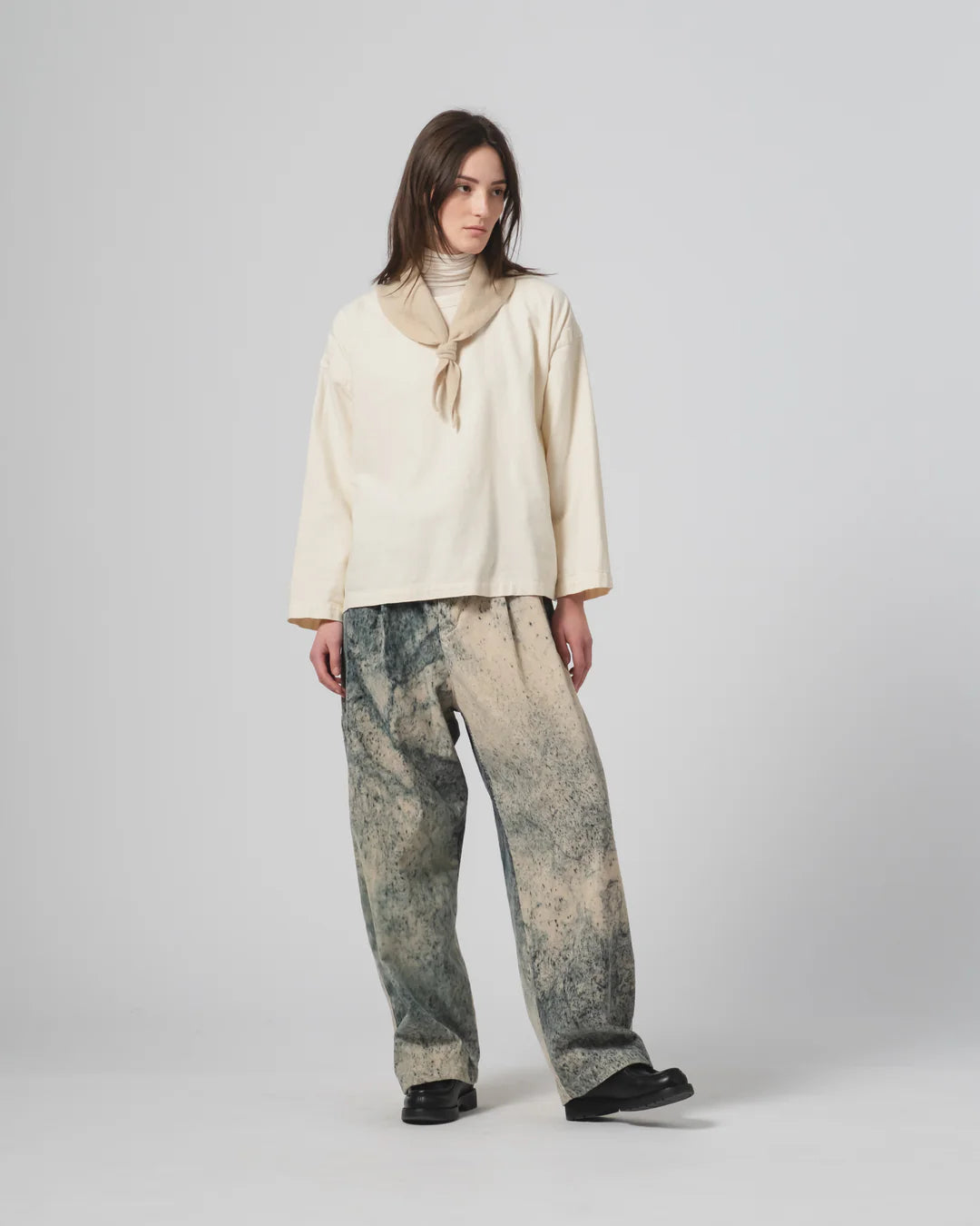 Guard Smock Slub Cotton Off White