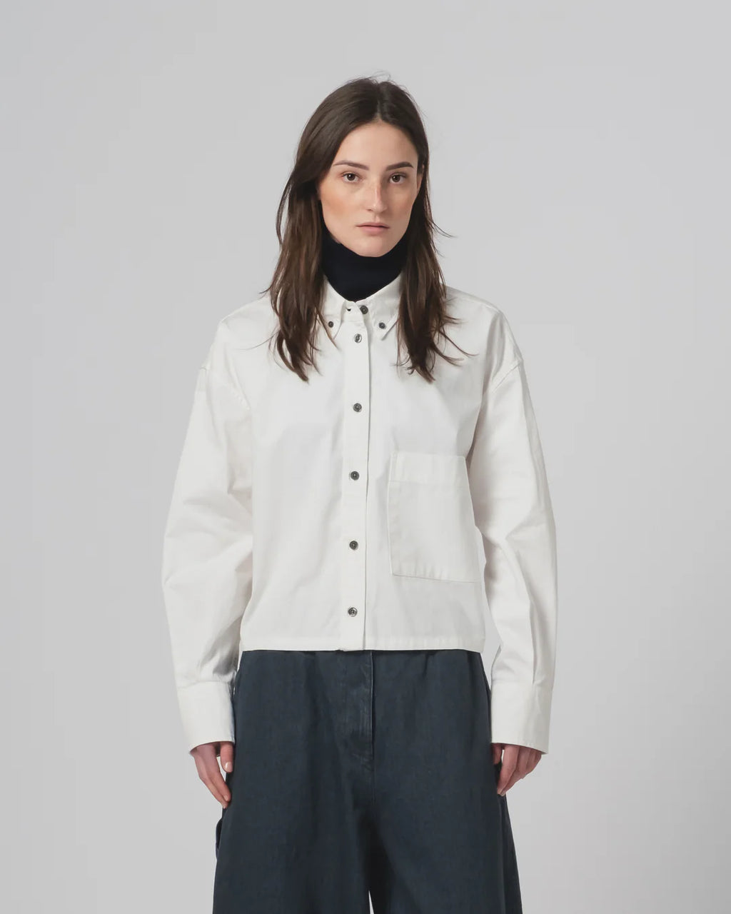 Cubic Shirt Popeline Milk