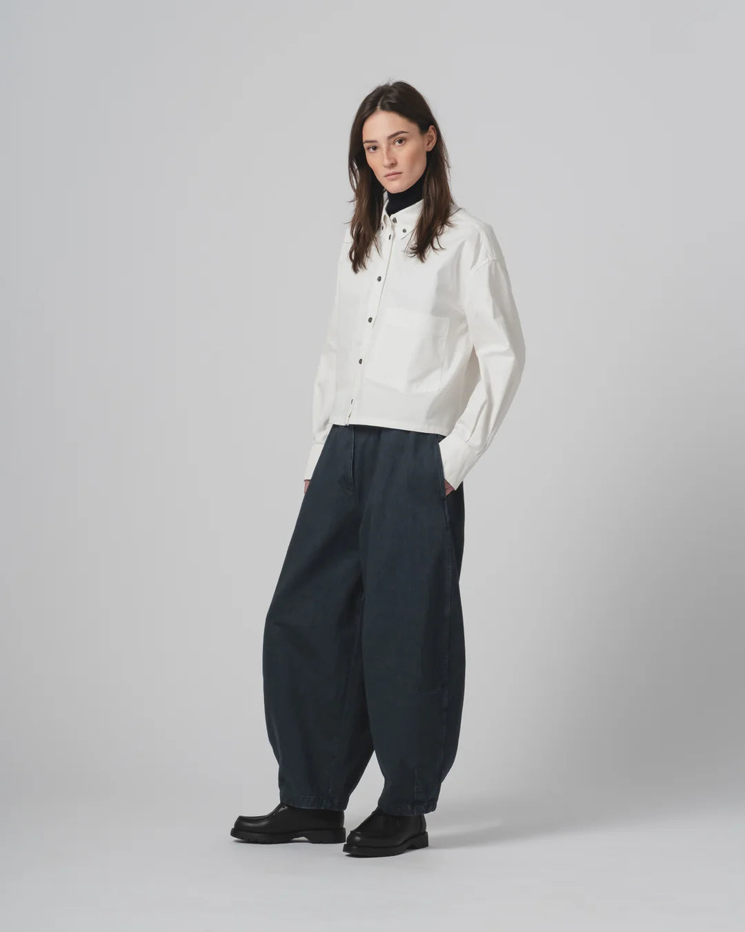 Cubic Shirt Popeline Milk