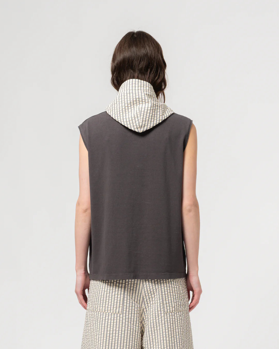 Jackie scarf iron off white