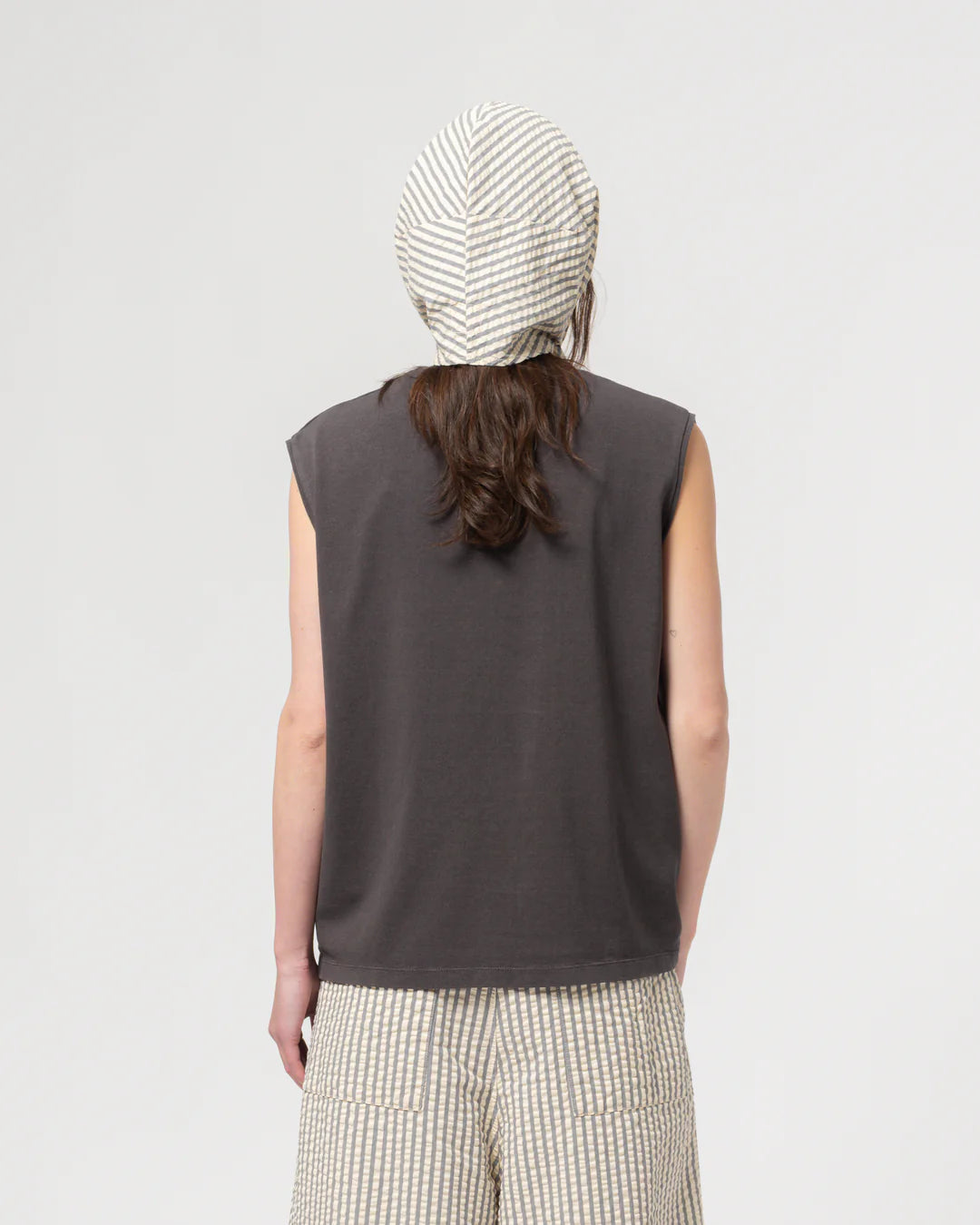 Jackie scarf iron off white