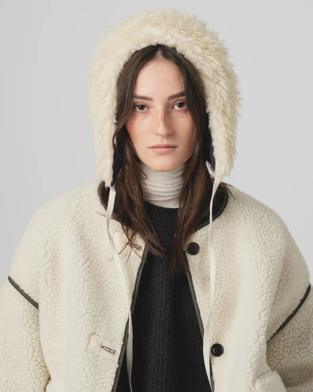 Cagoule Alaska Fluff Ecru