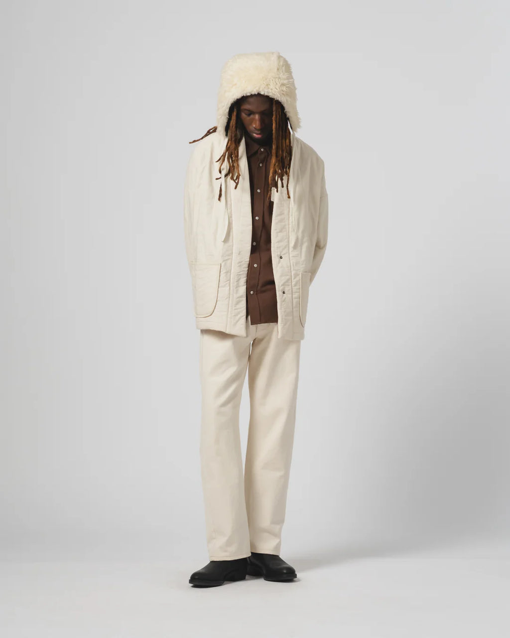 Cagoule Alaska Fluff Ecru