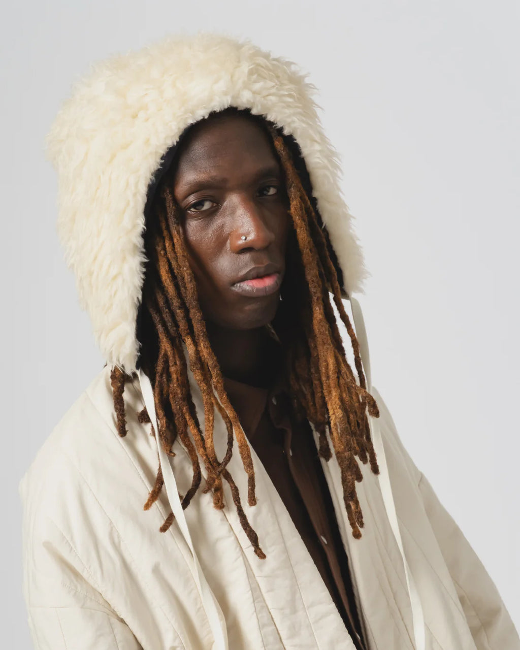 Cagoule Alaska Fluff Ecru