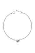 Sinead crystal necklace palladium